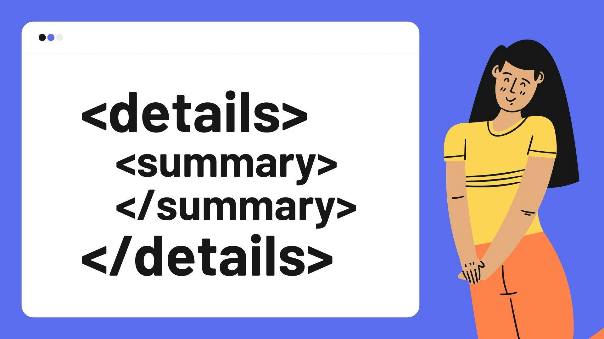 Como estilizar os elementos "details" e "summary" com CSS?